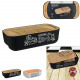 bamboo bread box, 2- times assorted
