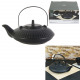 chan black ceramic teapot 60cl