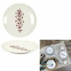 plate cottage porcelain 20cm red