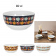 retro bowl 50cl, 3-fold assorted