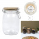 conservation jar with bamboo lid 1l