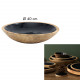 black mango salad bowl d40cm