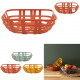 colored rectangle fruit basket