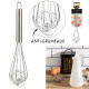 whisk with anti-swirl ball