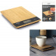 rectangular bamboo kitchen scale 5kg