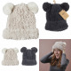 kawaii bear fluffy beanie a2, 2- times assorted