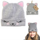 bonnet enfant chat kawaii