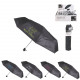 compact message umbrella with case, 4-fold asso