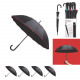 100cm long ultra-resistant umbrella, 4-fold assort