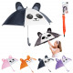 child umbrella animals, 4-fold assorted