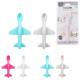 airplane spoon x2, 2-fold assorted