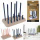 bottle rack x8, 2-fold assorted