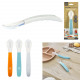 silicone spoon, 3-fold assorted