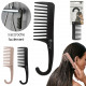 wide tooth shower comb, 2-fold asso