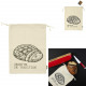 canvas bread bag for sliced bread 26x36cm