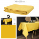 tablecloth coton mustard 140x250cm