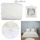 bed linen long hair cream 220x240cm