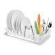 Draining rack with catch tray CLEAN KIT, white