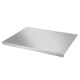 Stainless steel plate for food preparation