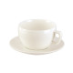 Breakfast cup CREMA, with saucer