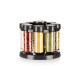 Spice jars in swivel stand SEASON 8 pieces, anthra