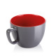 Large mug CREMA SHINE, gray