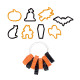 Halloween cookie cutters DELÍCIA, 8 pieces