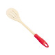 Wooden spoon with slits PRESTO WOOD