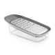 Grater combined with GrandCHEF collection containe