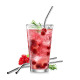 Stainless steel drinking straws myDRINK 4 pieces, 
