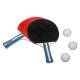 pingpong 2 raquetas + 3 bolas