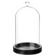 campana vr madera base h19, transparente
