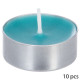 velas perfumadas candelita coco thea x10, azul