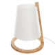 lámpara pita bamb blanca h26,5, blanca