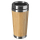 taza de bambú iso real 38cl, sin color