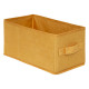 caja de almacenamiento 15x31 terciopelo amarillo, 