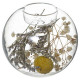 candelero de cristal de flores secas plato folk 2-