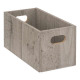 caja de almacenamiento 15x31 madera gris, gris