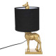 gouden giraffe lamp h42, gouden
