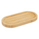 plate oval bamboo 20x10