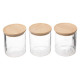 set jar epx3 ver + hermet wood, transparent