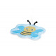 piscina con fuente de abejas