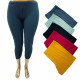 Női, 3/4 leggings, bambusz, színek, 6-9XL, 9252