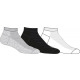 set of 3 men's short socks, sport white
