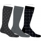 set of 3 men's socks, confetti