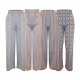 Ladies Checkered Pants Wide Fit 33071