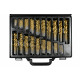 Drill set 170 pieces HSS tita coated