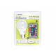 Led Bulb E27 3 Led 4W Multicolor + Remote Control