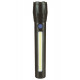 Torch tactical LED + COB rechargeable 166 mm
