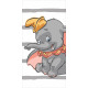 Disney Serviette de bain Dumbo, drap de plage 70*1